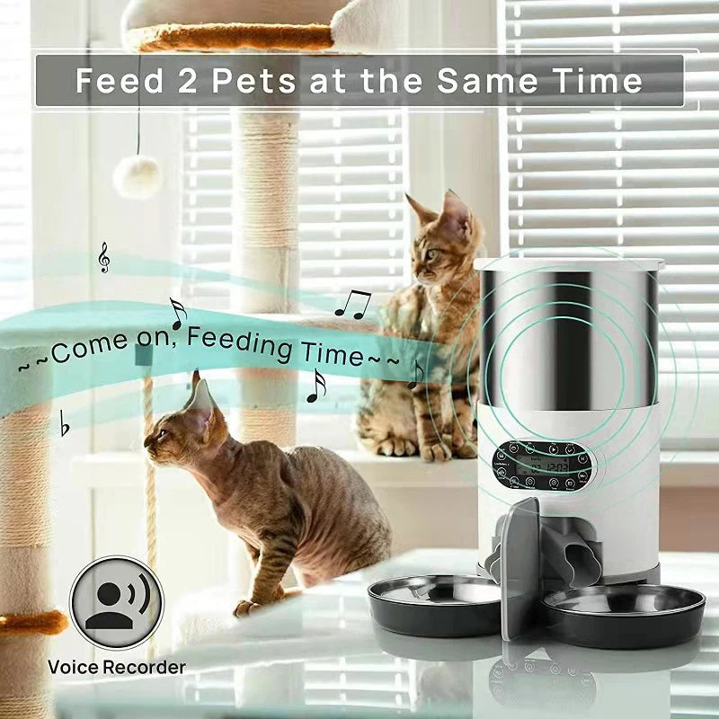 Smart APP Dog/Cat Automatic Feeder Stainless Steel