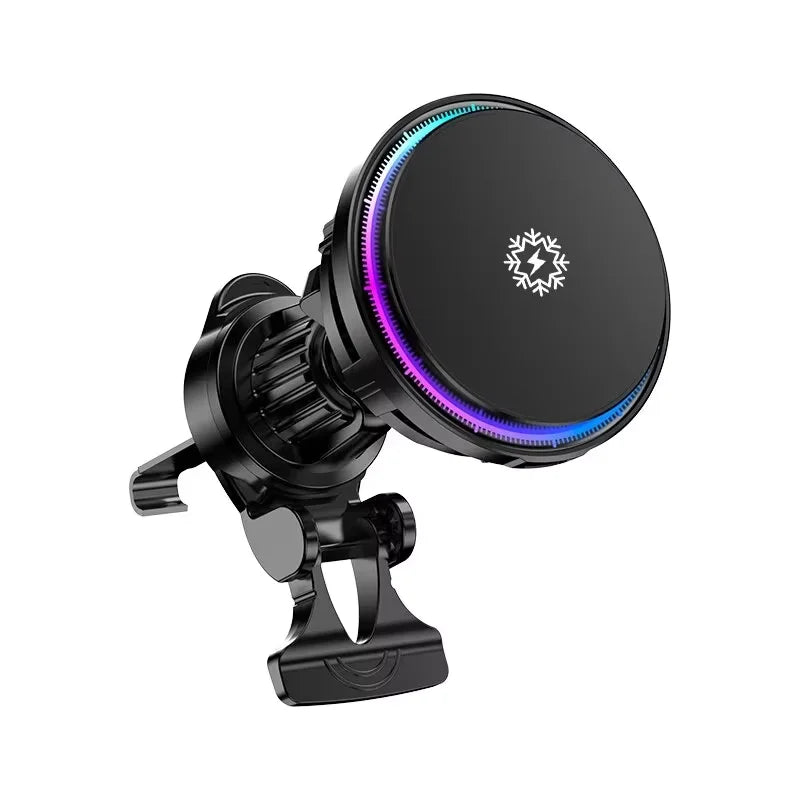 Magnetic Wireless Car Charger with Cooling Fan