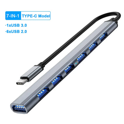 Slim USB C HUB 4K 30Hz Multi Converter