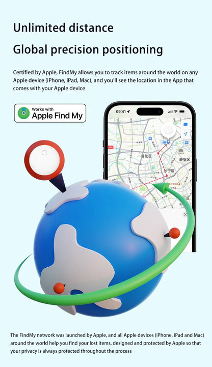 Bluetooth GPS Tracker – Mini Waterproof Smart Tag