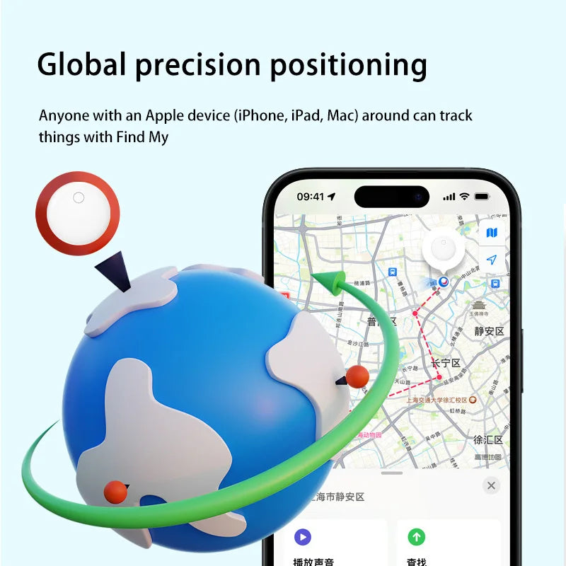 Bluetooth GPS Tracker – Mini Waterproof Smart Tag