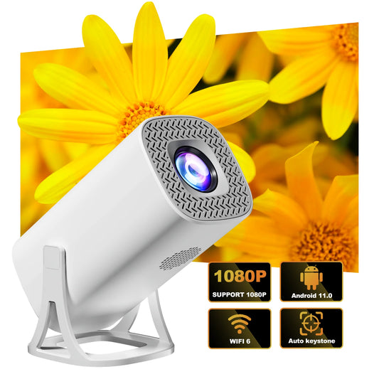 Mini LED 4K Smart Projector with WiFi