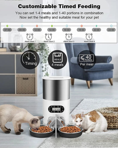 Smart APP Dog/Cat Automatic Feeder Stainless Steel